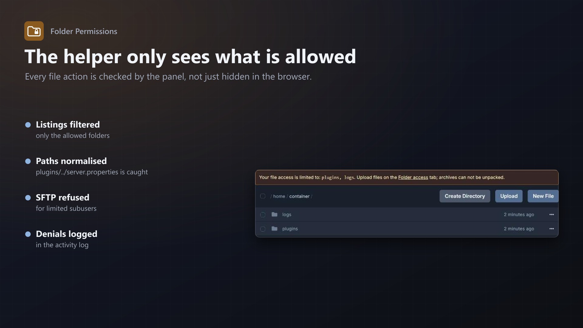 Folder Permissions: Files