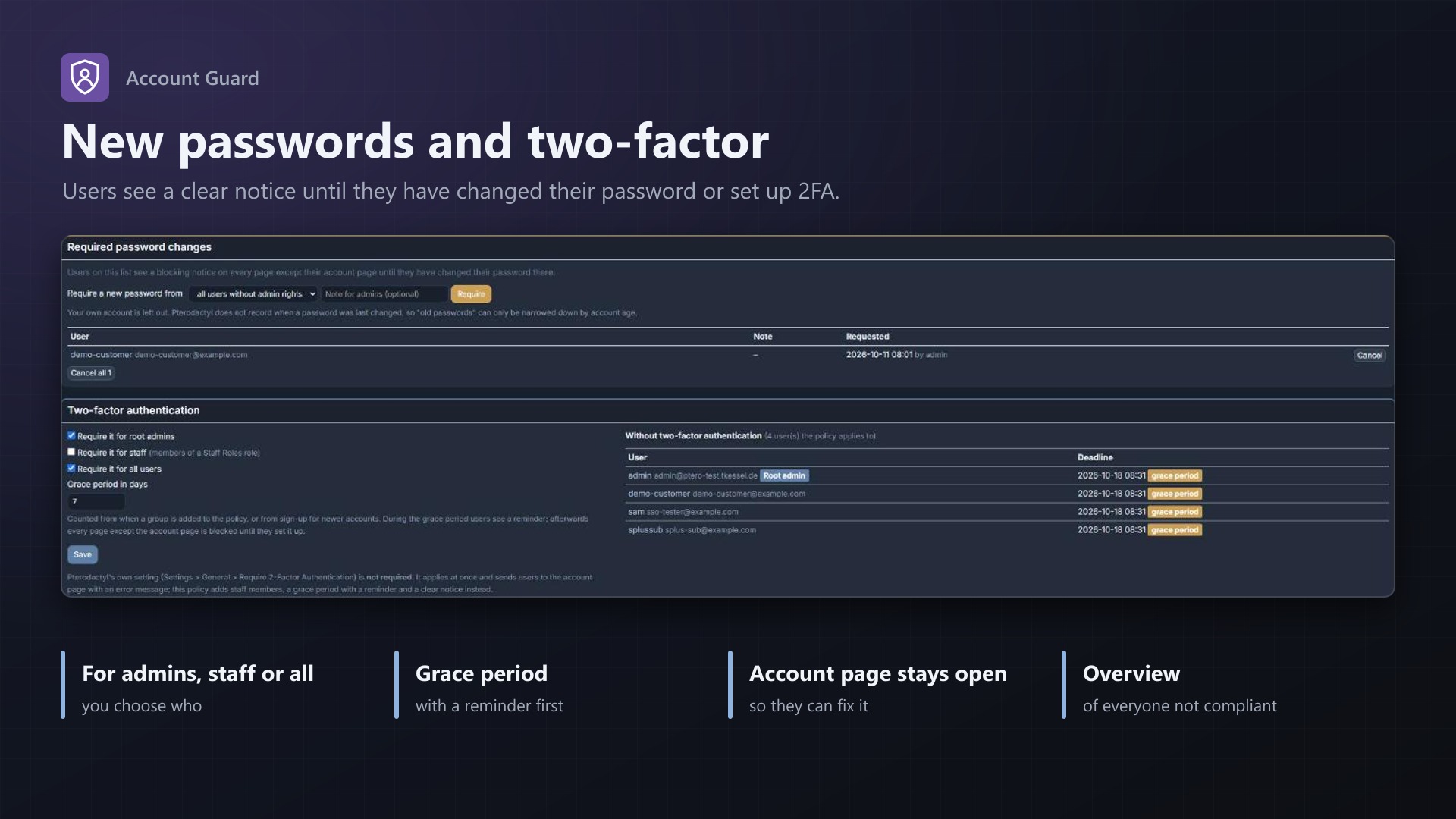 Account Guard: Policy