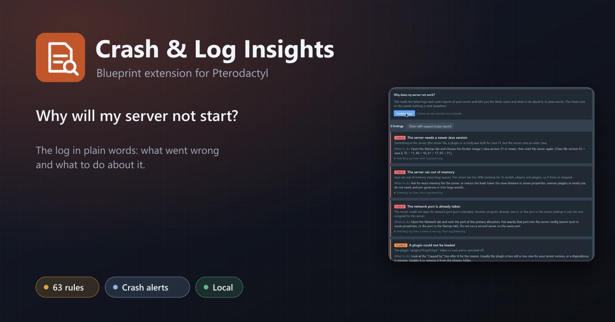 Crash & Log Insights