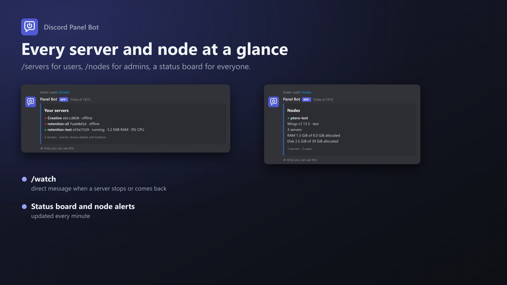 Discord Panel Bot: Overview