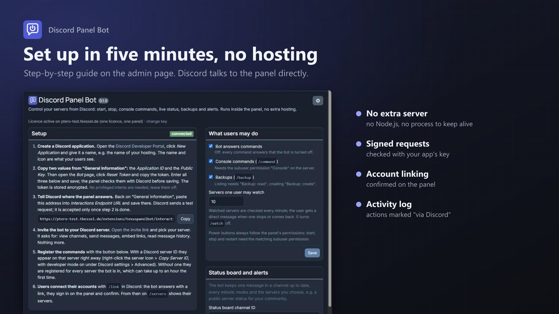 Discord Panel Bot: Setup