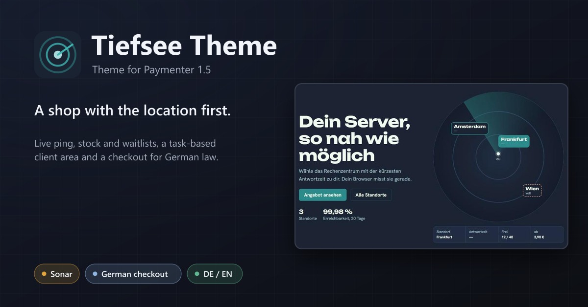 Tiefsee Theme for Paymenter